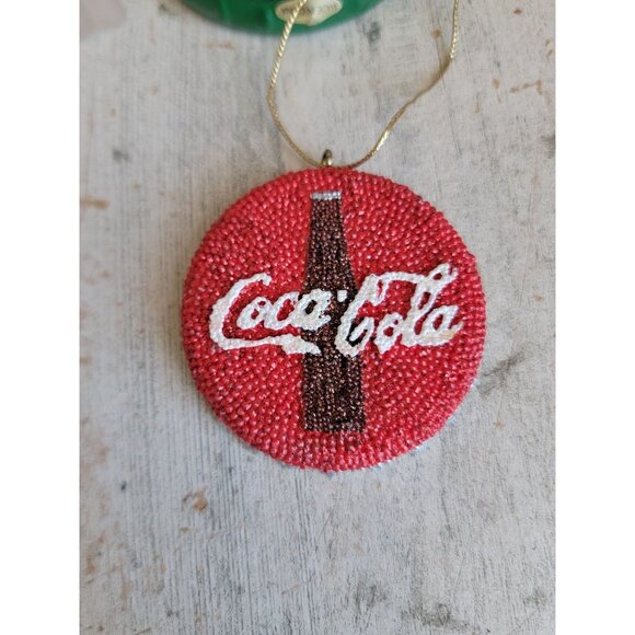 Vintage Coca-Cola bottle cap The dazzle variety ornament Xmas Coke set - Picture 5 of 8